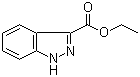 Ethyl 1H-indazole-3-carboxylate molecular structure (CAS 4498-68-4)