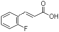 2-Fluorocinnamic acid molecular structure (CAS 451-69-4)