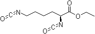 structure of CAS# 45172-15-4, Ethyl (S)-2,6-diisocyanatohexanoate;L-Lysine diisocyanate ethyl ester; L-Lysine ethyl ester diisocyanate; LDI