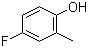 4-氟-2-甲基苯酚分子结构 (CAS 452-72-2)