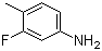 3-氟-4-甲基苯胺分子结构 (CAS 452-77-7)