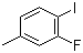 3-氟-4-碘甲苯分子结构 (CAS 452-79-9)