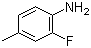 structure of CAS# 452-80-2, 2-Fluoro-4-methylaniline;2-Fluoro-p-toluidine