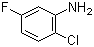 结构式 CAS# 452-83-5, 2-氯-5-氟苯胺