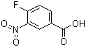 4-Fluoro-3-nitrobenzoic acid molecular structure (CAS 453-71-4)