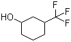 structure of CAS# 454-63-7, 3-(Trifluoromethyl)cyclohexanol;3-(Trifluoromethyl)cyclohexan-1-ol