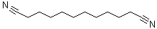 structure of CAS# 4543-66-2, 1,12-Dodecanedinitrile;1,10-Dicyanodecane; 1,12-Dodecanedinitrile; Decamethylenedinitrile; NSC 59852
