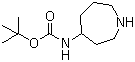 结构式 CAS# 454451-28-6, (氮杂环庚烷-4-基)氨基甲酸叔丁酯