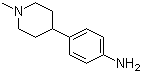 structure of CAS# 454482-12-3, 4-(1-Methylpiperidin-4-yl)aniline;4-(1-Methyl-4-piperidyl)phenylamine; 4-(4-Aminophenyl)-1-methylpiperidine