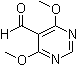 4,6-二甲氧基嘧啶-5-甲醛分子结构 (CAS 4558-59-2)