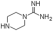 structure of CAS# 45695-84-9, Piperazine-1-carboximidamide;Piperazine-1-carboxamidine