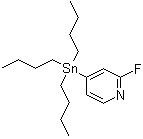 structure of CAS# 457061-31-3, 2-Fluoro-4-(tributylstannyl)pyridine