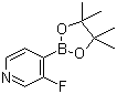 structure of CAS# 458532-88-2, 3-Fluoropyridine-4-boronic acid pinacol ester;3-Fluoro-4-(4,4,5,5-tetramethyl-1,3,2-dioxaborolan-2-yl)pyridine