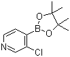 structure of CAS# 458532-90-6, 3-Chloropyridine-4-boronic acid pinacol ester