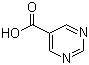 structure of CAS# 4595-61-3, 5-Pyrimidinecarboxylic acid