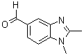 结构式 CAS# 4597-21-1, 1,2-二甲基-1H-苯并咪唑-5-甲醛