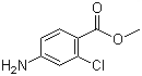 结构式 CAS# 46004-37-9, 4-氨基-2-氯苯甲酸甲酯
