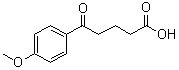structure of CAS# 4609-10-3, 4-(4-Methoxybenzoyl)butyric acid;4-p-Anisoylbutyric acid; 5-(4-Methoxyphenyl)-5-oxopentanoic acid; NSC 105618