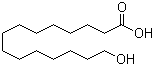 structure of CAS# 4617-33-8, 15-Hydroxypentadecanoic acid