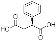 结构式 CAS# 46292-93-7, (R)-(-)-苯基丁二酸; (R)-(-)-苯基琥珀酸