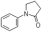 结构式 CAS# 4641-57-0, 1-苯基-2-吡咯烷酮