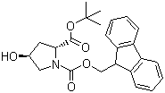 Fmoc-trans-4-hydroxy-D-proline tert-butyl ester molecular structure (CAS 464193-92-8)