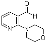 结构式 CAS# 465514-09-4, 2-吗啉基吡啶-3-甲醛; 2-(吗啉-4-基)吡啶-3-甲醛