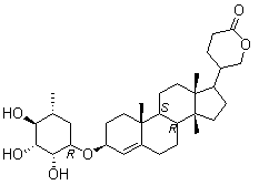 原海葱甙 A分子结构 (CAS 466-06-8)