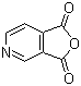 吡啶-3,4-二羧酸酐分子结构 (CAS 4664-08-8)
