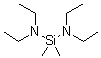 Bis(diethylamino)dimethylsilane molecular structure (CAS 4669-59-4)