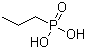 结构式 CAS# 4672-38-2, 丙基膦酸