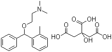 Orphenadrine citrate molecular structure (CAS 4682-36-4)