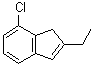structure of CAS# 468756-78-7, 7-Chloro-2-ethyl-1H-indene