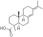 Neoabietic acid molecular structure (CAS 471-77-2)