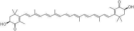 Astaxanthin molecular structure (CAS 472-61-7)