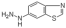 structure of CAS# 474123-23-4, 6-Hydrazinylbenzothiazole