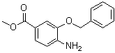 结构式 CAS# 475215-88-4, 4-氨基-3-(苄氧基)苯甲酸甲酯