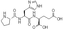 structure of CAS# 47555-31-7, L-Prolyl-L-histidyl-L-glutamic acid