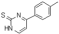 structure of CAS# 477859-71-5, 4-(4-Methylphenyl)-2(1H)-pyrimidinethione