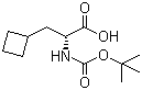 Boc-D-Cyclobutylalanine molecular structure (CAS 478183-61-8)