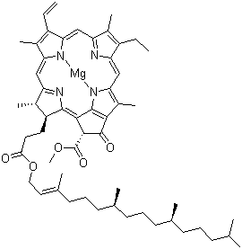 结构式 CAS# 479-61-8, 叶绿素 A