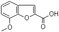 structure of CAS# 4790-79-8, 7-Methoxybenzofuran-2-carboxylic acid;7-Methoxy-1-benzofuran-2-carboxylic acid