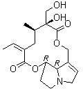 结构式 CAS# 480-54-6, 倒千里光碱