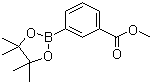 结构式 CAS# 480425-35-2, 3-甲氧羰基苯硼酸频哪醇酯; 间甲氧羰基苯硼酸频哪醇酯