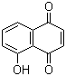 structure of CAS# 481-39-0, 5-Hydroxy-1,4-naphthalenedione;5-Hydroxy-p-naphthoquinone; Juglone