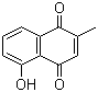 结构式 CAS# 481-42-5, 兰雪醌; 5-羟基-2-甲基-1,4-萘醌