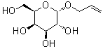 结构式 CAS# 48149-72-0, 烯丙基 alpha-D-吡喃半乳糖苷