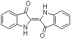 Indigo molecular structure (CAS 482-89-3)