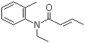 结构式 CAS# 483-63-6, 克罗米通; N-乙基-邻巴豆酰甲基苯胺