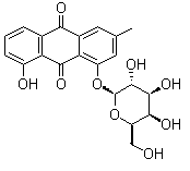 structure of CAS# 4839-60-5, Chrysophanol 1-O-glucoside
